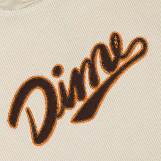 Dime Team Corduroy Crewneck Creem brązowy | SALE  Sale 50