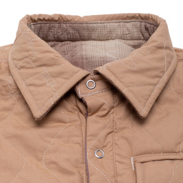 Fucking Awesome Lightweight Reversible Flannel Jacket (Tan/Brown)