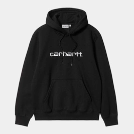 Carhartt WIP Hooded Carhartt Sweat (Black)