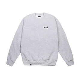 RAW HIDE OG MINILOGO CREWNECK / ASH GREY