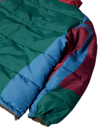 kurtka by Parra Protect The Sun Reversible Puffer Jacket (Brown)