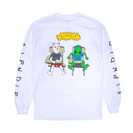 ripndip butts up longsleeve white