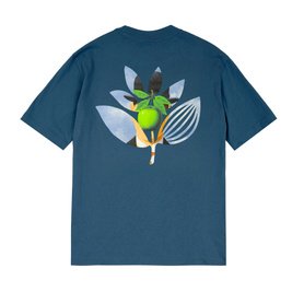 Magenta Pomme Tee (Petrol Blue)