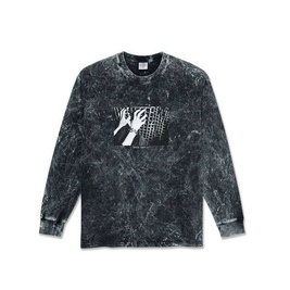 longsleeve Polar Skate Co. Acid LS Tee | Caged Hands  (Black)