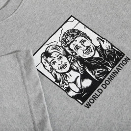 Polar World Domination Tee (Heather Grey)