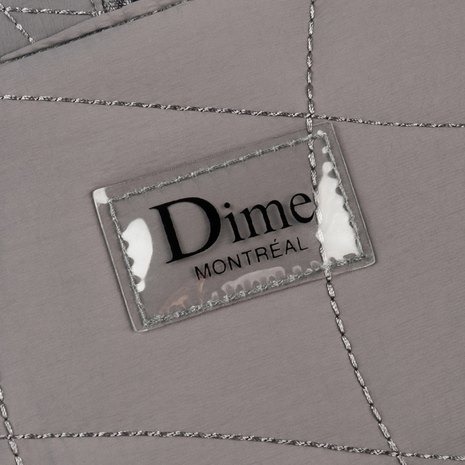 Dime quilted backpack charcoal