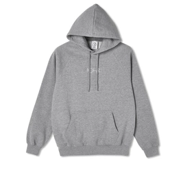 Bluza polar default logo hoodie Heather Grey