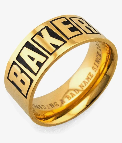 Baker Brand Logo Ring (Gold)