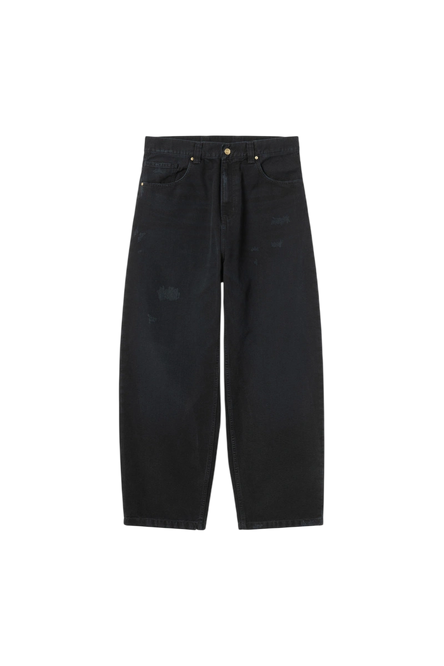 spodnie Carhartt WIP Brandon Pant Black, Grind washed