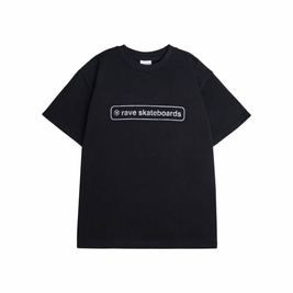 Rave Skateboards- Core Logo Tee (Black)