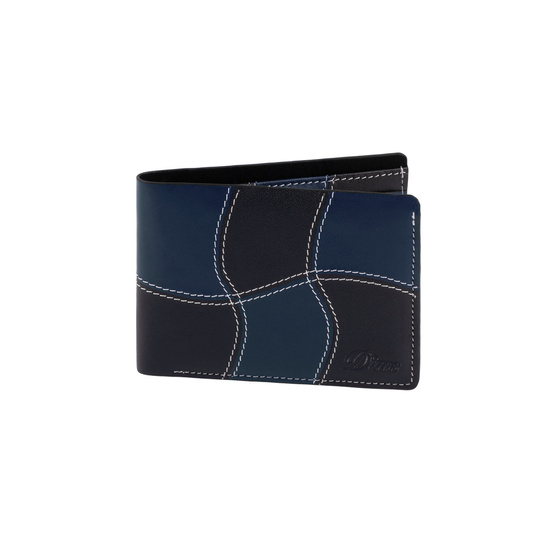 Dime Wave Leather wallet navy 