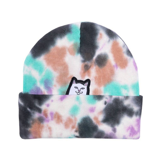 czapka ripndip lord nermal beanie black/mint tie dye