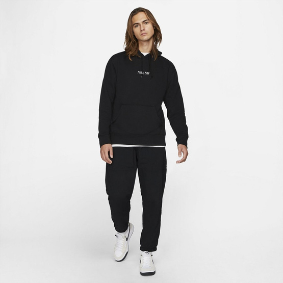 nike sb CLASSIC GFX HOODIE BLACK/WHITE