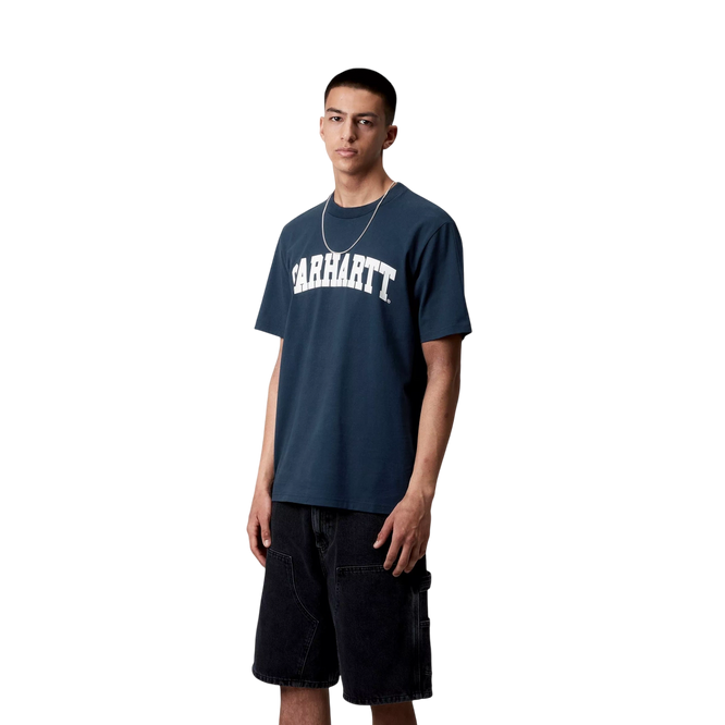 koszulka Carhartt WIP S/S University T-Shirt (Ink/White)