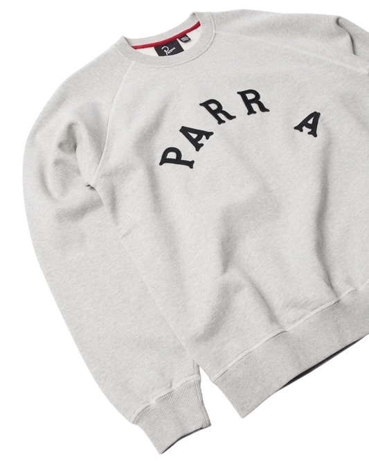 by Parra Drunk Parent Crewneck sweatshirt (Grey)