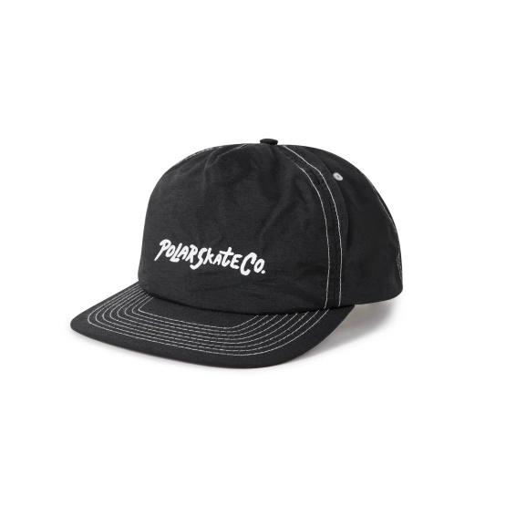 Polar Earl Cap Surf Logo (Black)