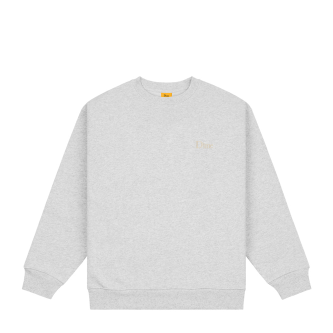 bluza Dime Classic small logo crewneck grey