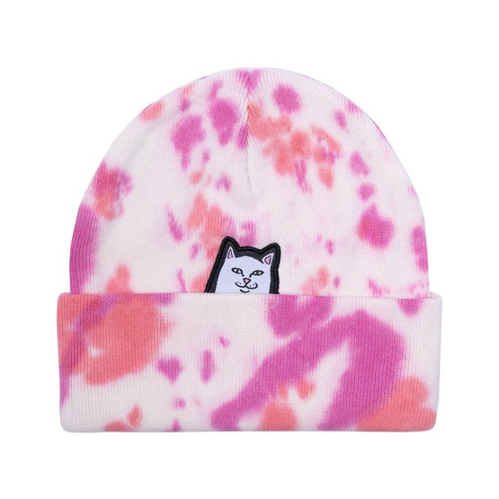 czapka ripndip lord nermal beanie pink tie dye