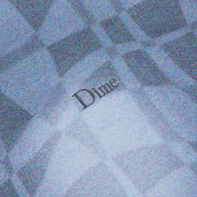 Longsleeve Dime Abstract static blue