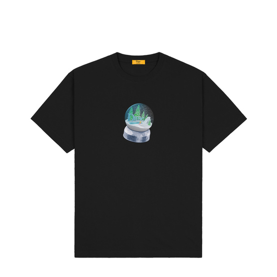 Dime snow globe tee black