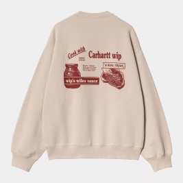 Carhartt WIP Catalogue Sweat (Fleur De Sel/ Desire)