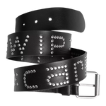 pasek Carhartt WIP Script Studs Belt (Black/Silver)