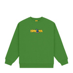 Dime Crayon Chenille Crewneck green