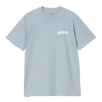 Carhartt WIP S/S University T-Shirt (Dusty Ice / White)
