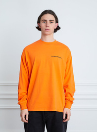 RASSVET PRINTED LONG SLEEVES T-SHIRT ORANGE