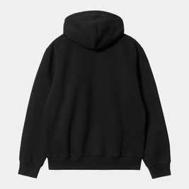 Carhartt WIP Hooded Carhartt Sweat (Black)