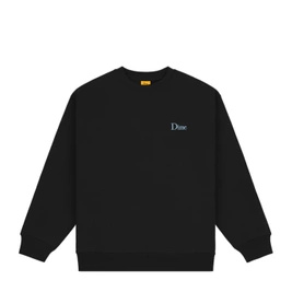  Dime Small Logo Crewneck (Black/Blue)