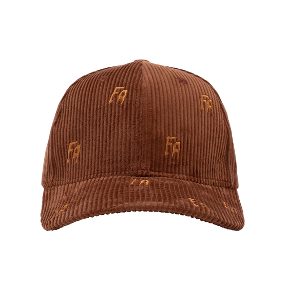czapka Fucking Awesome - Scattered FA Corduroy Strapback (Brown)