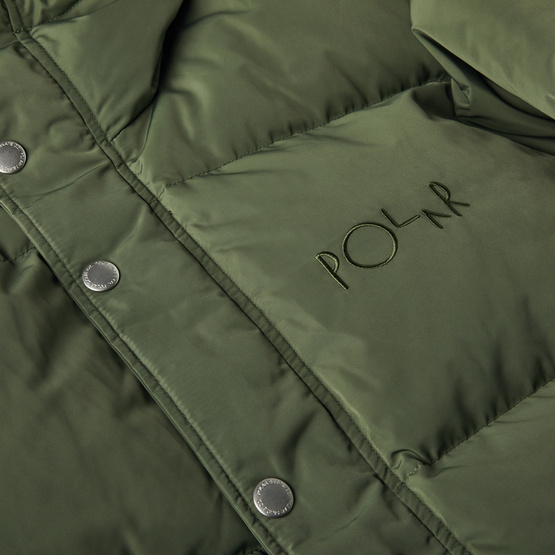kurtka polar hood puffer light olive