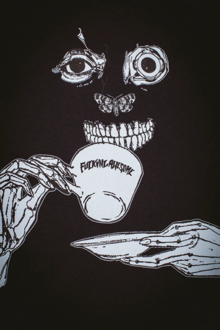 Fucking Awesome Fucking Awesome Teethface Short Sleeve Tee (Black)