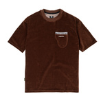 Magenta Piano velvet tee chocolate