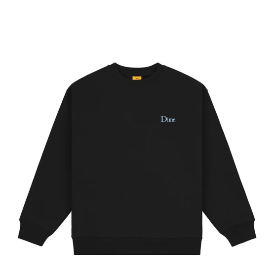  crewneck Dime Small Logo Crewneck (Black/Blue)