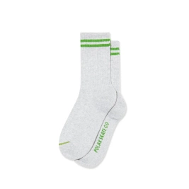 skarpety Polar Rib Socks 2 Stripes (Heather Grey/Green)