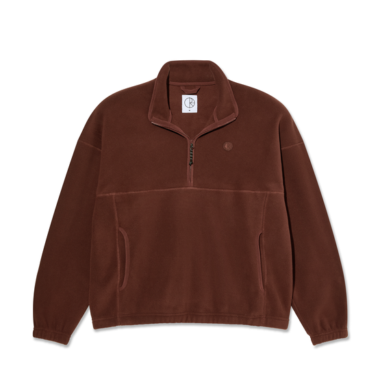 Polar Ivan half zip sweater wine 