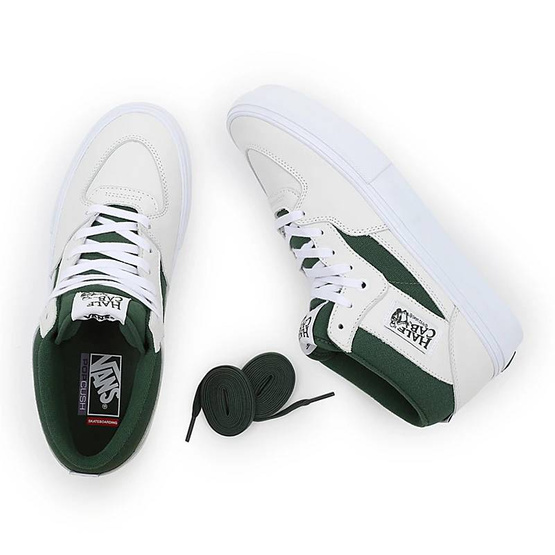 Vans Half Cab (White/Green)