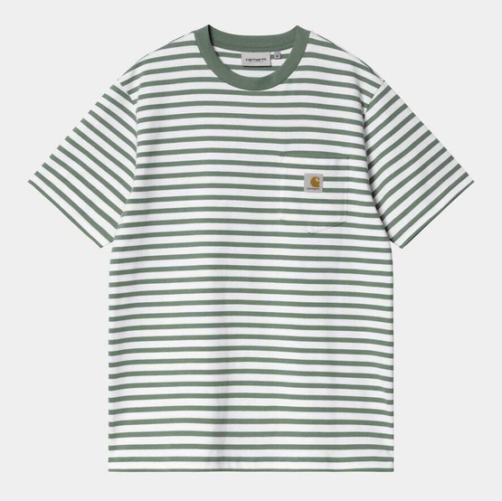 koszulka Carhartt WIP S/S Seidler Pocket T-Shirt (Park / White)