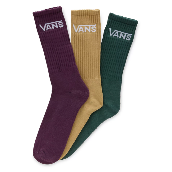 skarpetki Vans Classic Crew (Green/ Gold/ Maroon)