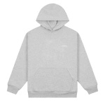 Dime Cursive Small Logo Hoodie (Heather Gray)