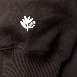 Magenta Script Crewneck (Brown)