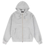 Dime Friends Zip Hoodie (Heather Gray)