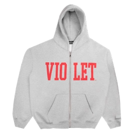 Violet VIOLET x David Enth Zip Hoodie (Grey)