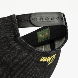 Dime Cursive D Full Fit Cap black denim