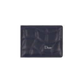 Dime quilted bifold wallet dark blue