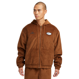Nike Sb Full-Zip Hooded Corduroy Skate Jacket