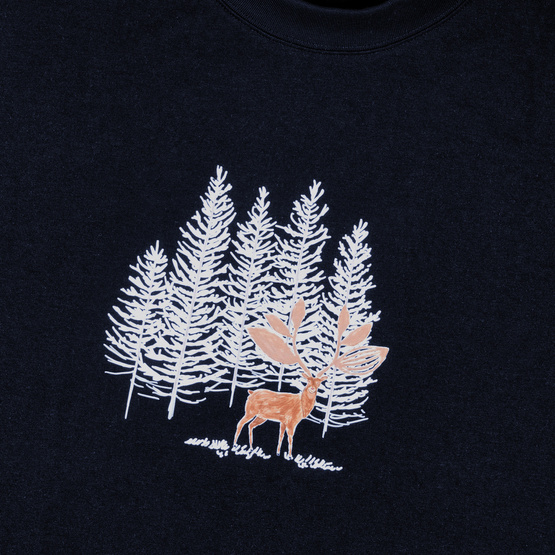 koszulka Magenta Deer tee night blue