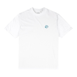 koszulka Magenta Deep Plant tee white